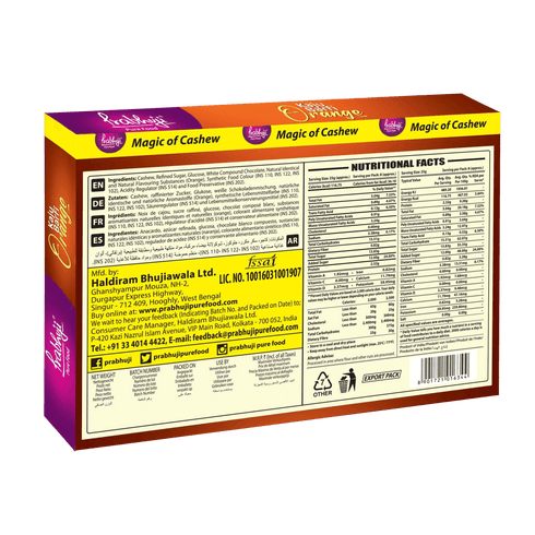 Prabhuji Kaju Barfi Orange