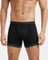 Jockey StayFresh Cotton Rib Boxer Brief | Black & Black Melange