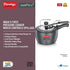 Prestige Apple Duo Plus Hard Anodised Spillage Control Pressure Cooker Black 2 L