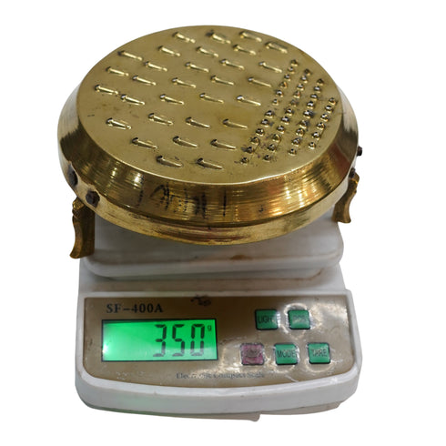 Brass Footed Grater
