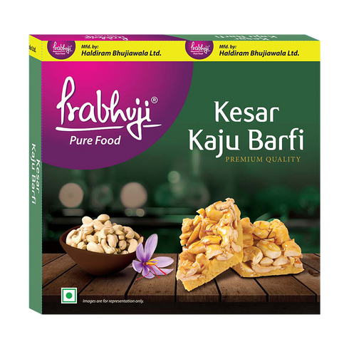 Prabhuji Kesar Kaju Barfi