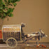 Brass Bull Cart Statue 3.27Kg