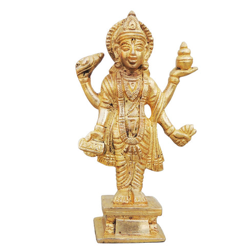 Brass Dhanvantri Idol 0.34Kg