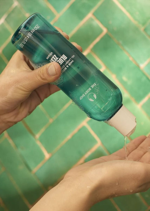 The Body Shop Blue Musk Zest Hair And Body Wash