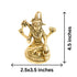 Brass Shiva Blessing Posture Religious Idol 657g