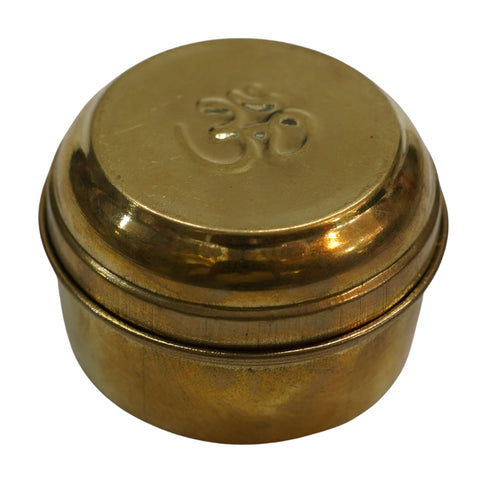 Brass Small Pooja Container Box Set of 6