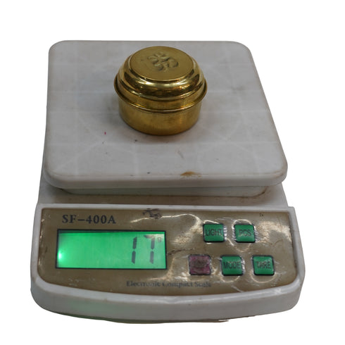 Brass Small Pooja Container Box Set of 6