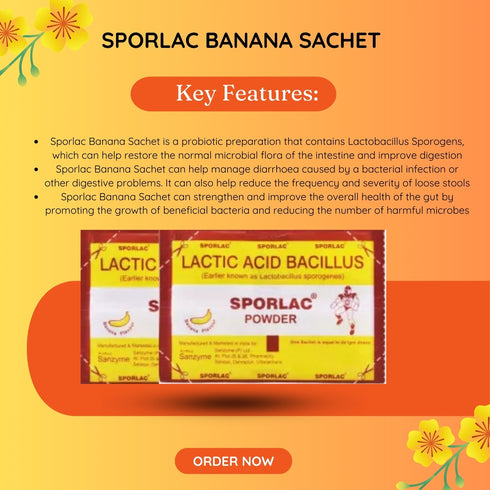 Sporlac Banana Sachet