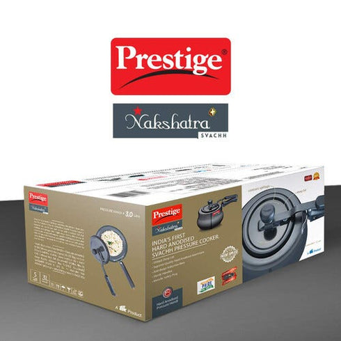 Prestige Nakshatra Plus Svachh Hard Anodised Aluminium Spillage Control Handi 2 L