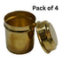 Brass Small Dabbi Box Set of 4