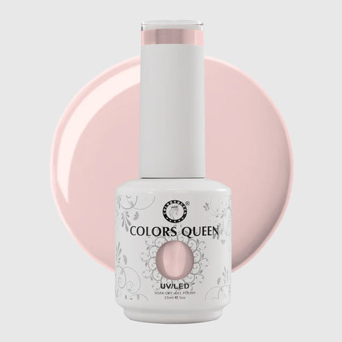 Colors Queen UV LED Soak Off Gel Polish - Nude & Pink Nail Colors | 15 ML