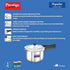 Prestige Popular Stainless Steel Gas And Induction Compatible Pressure Cooker Silver 2 L