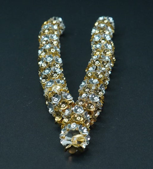 Pure Silver Garland Mala 106.06g By Mahita Collections