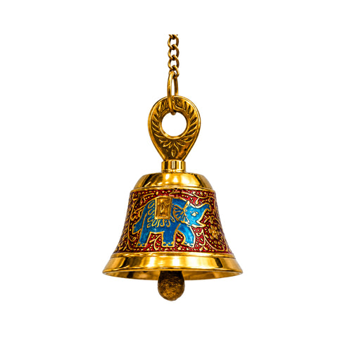 Small Hanging Brass Mandir Bell 244g