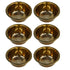 Brass Prasadam Bowl Set of 6
