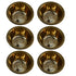 Brass Prasadam Bowl Set of 6