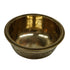 Brass Floral Serving Bowl Set of 1
