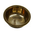 Brass Floral Serving Bowl Set of 1