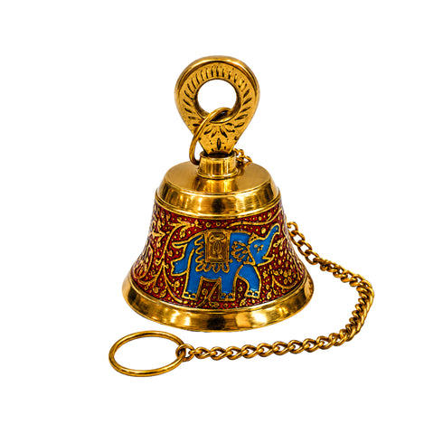 Small Hanging Brass Mandir Bell 244g
