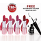 Moraze Cosmetics 4 Glamorous Lipstick Kit SPF 25 FREE Waterproof Eyeliner