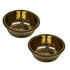 Brass Floral Serving Bowl Set of 2