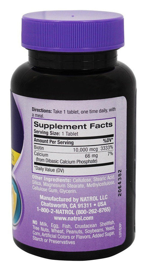 Style Make 2 Natrol Biotin Maximum Strength 10000 mcg 200 Tablets Pack of Two