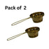 Handcrafted Brass Tea Strainer Set of 2