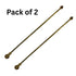 Brass Hawan Spoon for Pouring Ghee Set of 2