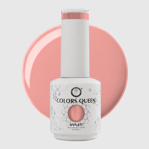 Colors Queen UV LED Soak Off Gel Polish - Nude & Pink Nail Colors | 15 ML