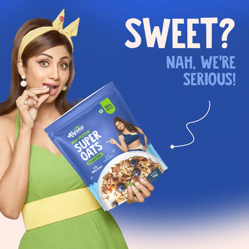 Alpino High Protein Super Rolled Oats Unsweetened
