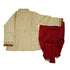 Vasthrlay Krishna Dress Costume Set In White and Red
