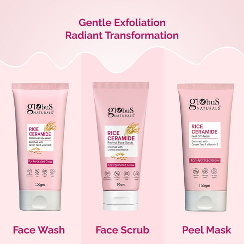 Globus Naturals Rice Ceramide Revival Scrub
