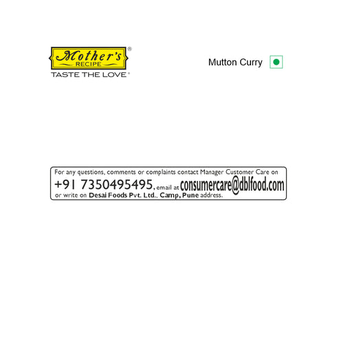 Mothers Recipe Mutton Curry Mix 100 GM Pack of 6