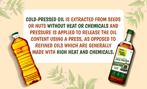 Tata Simply Better Sesame (Gingelly) Oil 1L | 100% Pure | Unrefined & Cold-pressed | Hexane-Free