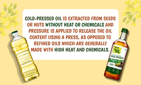 Tata Simply Better Mustard Oil 1L | 100% Pure | Unrefined & Cold-pressed | Hexane-Free