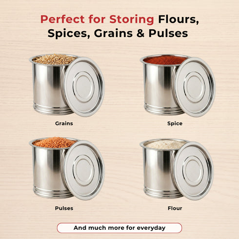 Vinod Stainless Steel Pawali 23.75 Litre with Heavy Grade Steel Shiny Finish Rust Free Body and Easy to Clean and Maintain No 16