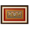 Palm Leaf Handmade Painting of Three Lord Ganesha