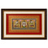 Palm Leaf Handmade Painting of Three Lord Ganesha