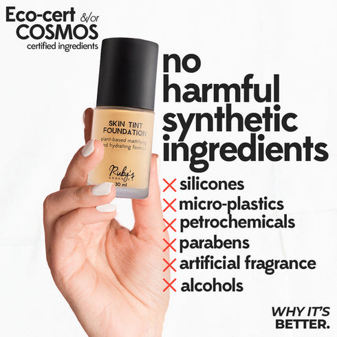 Ruby's Organics Skin Tint Mattifying Foundation LM 01.5 LightMedium