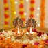 Brass Lakshmi - Ganesh Diya Set