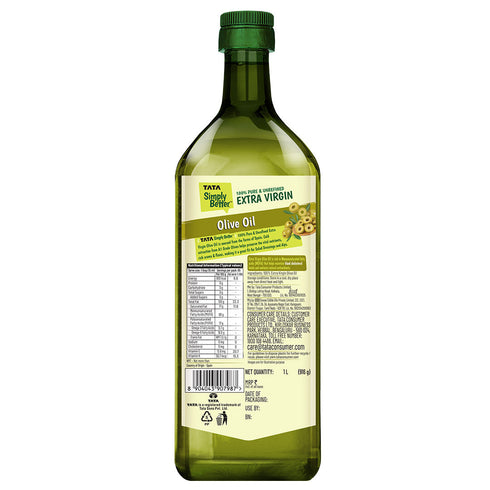 Tata Simply Better Extra Virgin Olive Oil 1L | 100% Pure