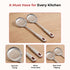 Vinod Stainless Steel Queens Skimmer Slotted Spoon Set of 2 36.5 cm Highest Grade Stainless Steel Rust Free Dishwasher Safe No 1