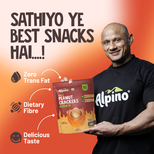 Alpino Peanut Crackers Smokey BBQ
