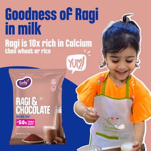 Early Foods Trial Pack Ragi Chocolate Drink Mix