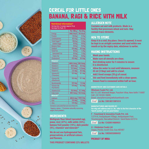 Slurrp Farm Bestseller Super Combo: Cereals for Little Ones