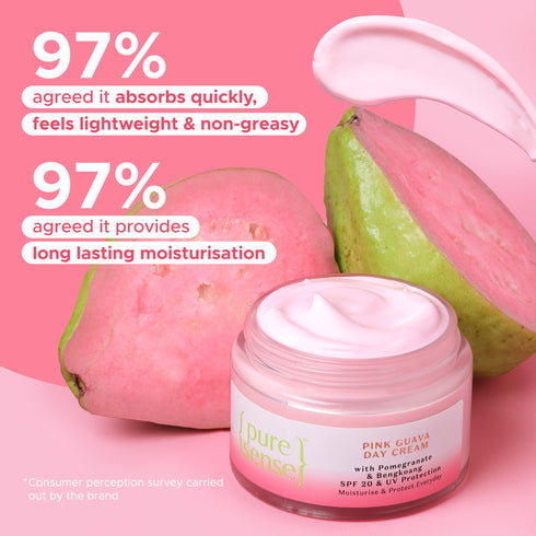 PureSense Pink Guava Day Cream | From the makers of Parachute Advansed