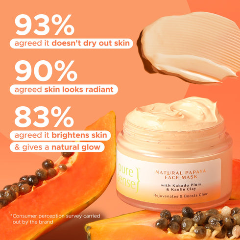 PureSense Natural Papaya Face Mask | From the makers of Parachute Advansed