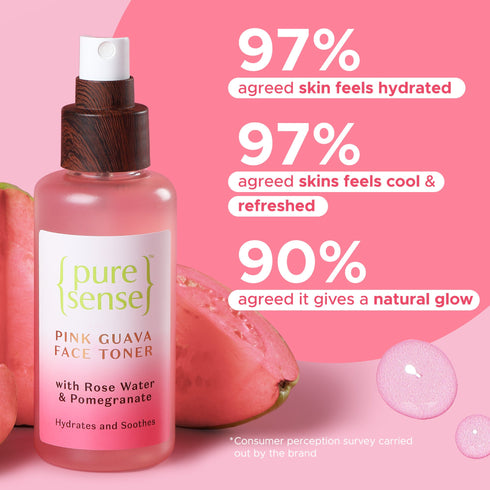 PureSense Pink Guava Face Toner | From the makers of Parachute Advansed