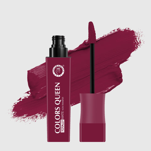 Colors Queen Totally Matte Non-Transfer Lipstick – 21 Hydrating Shades