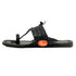 Vhaanfootwear Original Black Pure Leather Moja shape Handstitched Kolhapuri Chappal For Men Vhaan